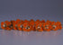 Pure Silver Orange Flowers 18G Pack 10 Pcs