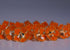 Pure Silver Orange Flowers 18G Pack 10 Pcs