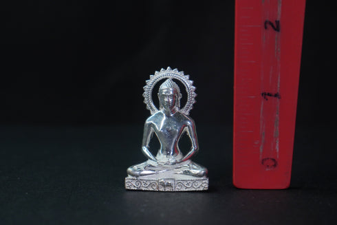 Pure Silver Antique Mahaveerji Idol 49.22G By Mahita Collections