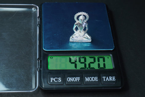 Pure Silver Antique Mahaveerji Idol 49.22G By Mahita Collections