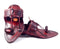 Vhaanfootwear Red Kolhapuri Chappal For Men