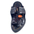 Vhaanfootwear Dark brown senapati kapshi kolhapuri chappal for men with sound