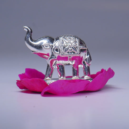 Pure Silver Elephant Idol 13g 1 Pcs- By Mahita Collections