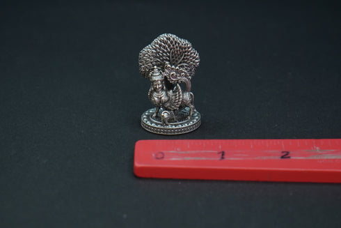 Pure Silver Antique Kamadhenu Idol 25.54G By Mahita Collections