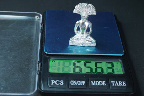 Pure Silver Antique Parshwanath Pure Silver 65.58G By Mahita Collections