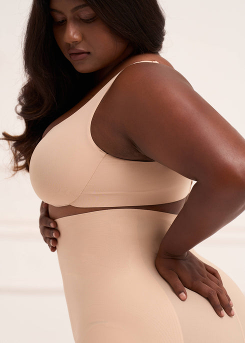 UNDERNEAT Sculpt Fit Padded Shorts - Beige