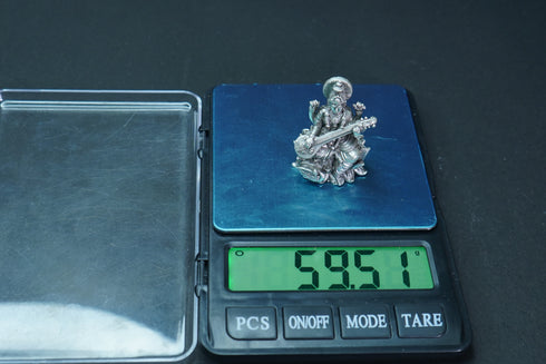 Pure Silver Antique Sarawathi Idol 59.40G By Mahita Collections