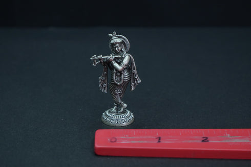 Pure Silver Antique Krishna Special 29.45G By Mahita Collections