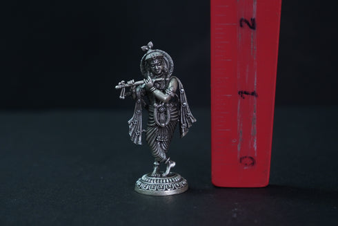Pure Silver Antique Krishna Special 29.45G By Mahita Collections