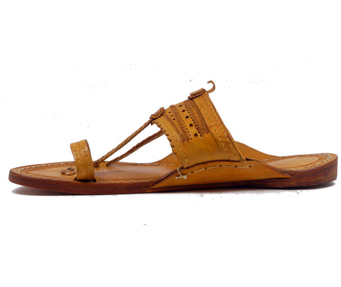 Vhaanfootwear Classic Hand Stitched Kolhapuri Chappal For Men