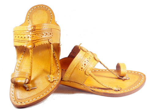 Vhaanfootwear Classic Hand Stitched Kolhapuri Chappal For Men