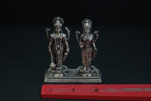Pure Silver Antique Laxmi Naryan Standing 103.55G By Mahita Collections