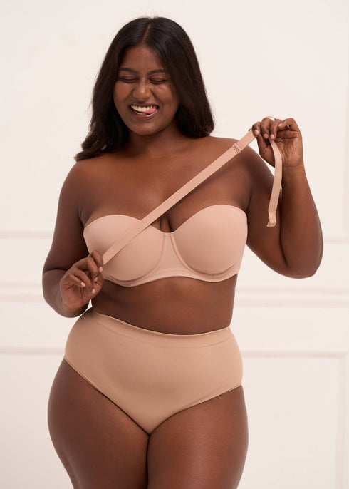 UNDERNEAT All Day Hold Strapless Bra - Black