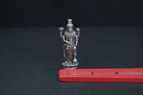 Pure Silver Antique Sathyanarayana Swamy Small Standing 19.52G By Mahita Collections