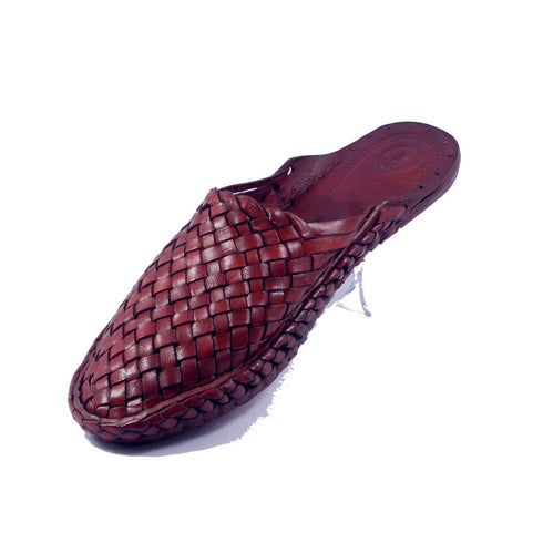 Vhaanfootwear Red Color Slip On Mens Kolhapuri Chappal
