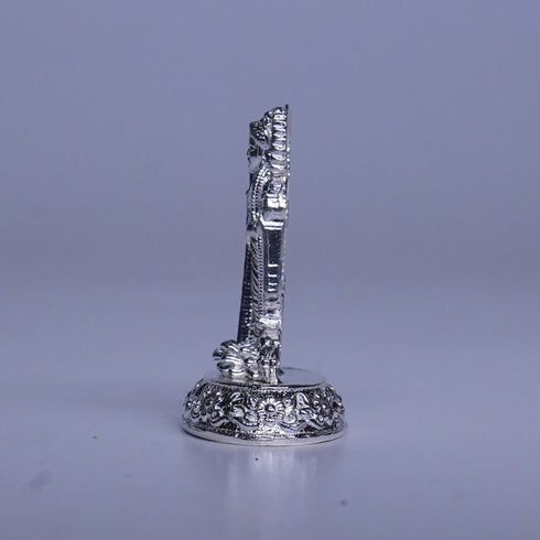 Pure Silver Subramanyam Swamy With Mayur Idol 13G