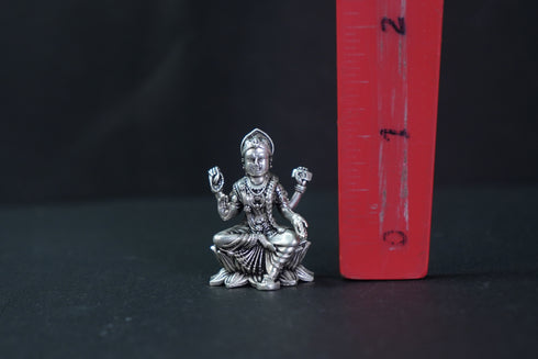 Pure Silver Antique Padmam Lakshmi Sitting 30G By Mahita Collections