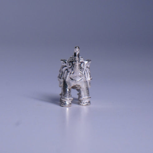 Pure Silver Elephant Idol for Pooja 19G