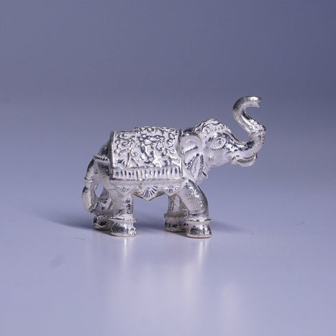 Pure Silver Elephant Idol for Pooja 19G