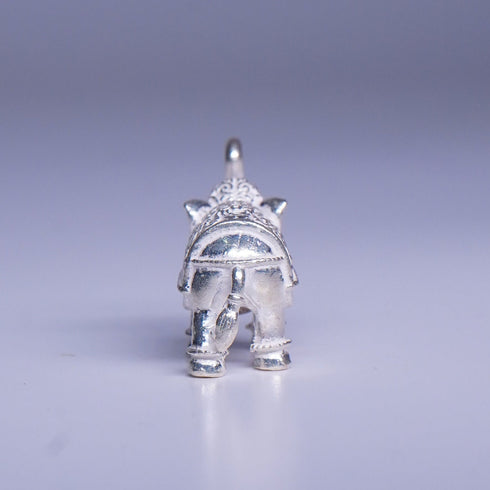 Pure Silver Elephant Idol for Pooja 19G