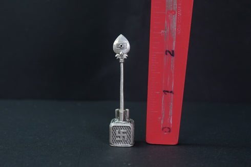 Pure Silver Antique Murugan Velu Idol 17.92G By Mahita Collections