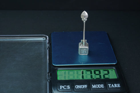 Pure Silver Antique Murugan Velu Idol 17.92G By Mahita Collections