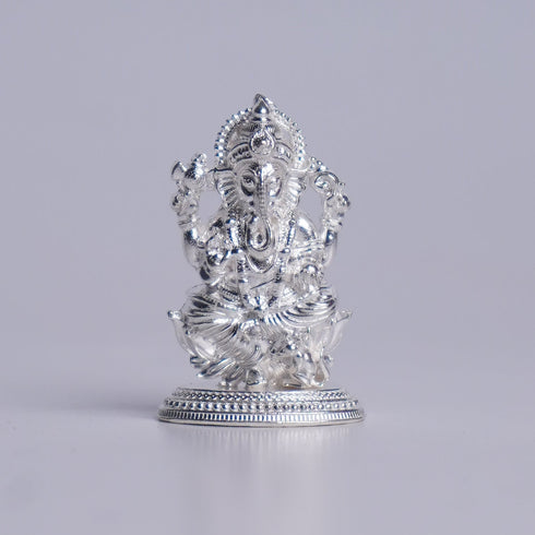 Pure Silver Ganesh 9g By Mahita Collections