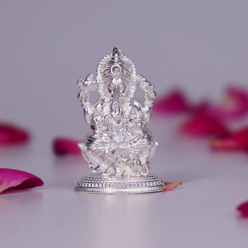 Pure Silver Ganesh 9g By Mahita Collections