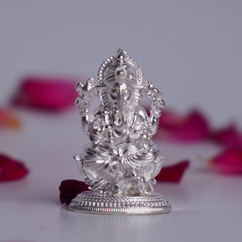 Pure Silver Ganesh 9g By Mahita Collections