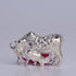Pure Silver Cow And Calf 13g