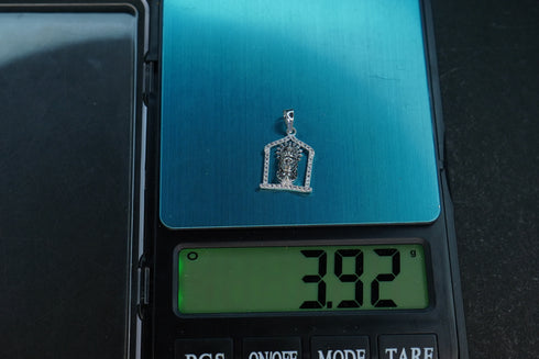 Pure Silver Hanuman Face With Frame 3.92G By Mahita Collections