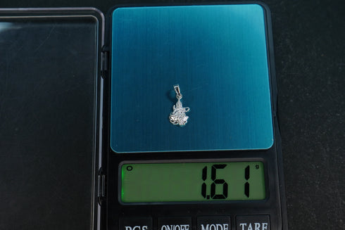 Pure Silver Saraswathi Devi Locket 1.61G By Mahita Collections