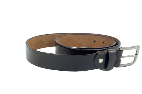 Vhaanfootwear Pure Leather chrome Belt by Vhaan