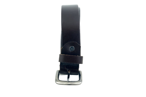 Vhaanfootwear Pure Leather chrome Belt by Vhaan
