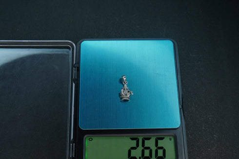 Pure Silver Ayyappa Antique Locket 2.66G By Mahita Collections