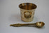Brass Panchapatra with spoon 78g (Pack of 2)