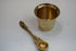 Brass Panchapatra with spoon 78g (Pack of 2)