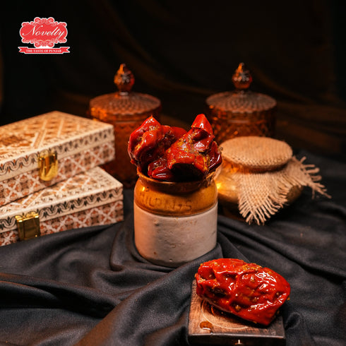 Novelty Sweets Amritsar Banarasi Stuffed Red Chilli Pickle