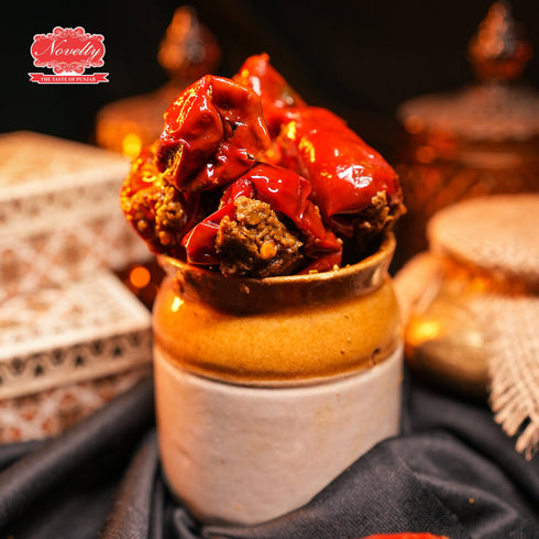 Novelty Sweets Amritsar Banarasi Stuffed Red Chilli Pickle