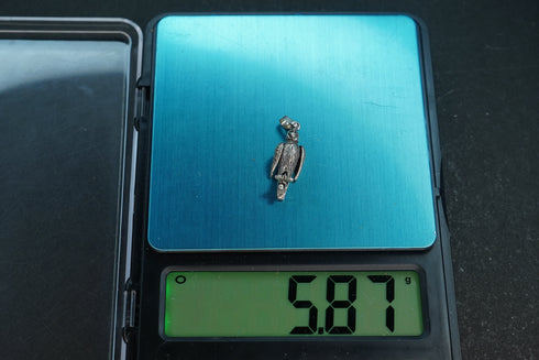 Pure Silver Antique Parrot Pendant 5.87G By Mahita Collections