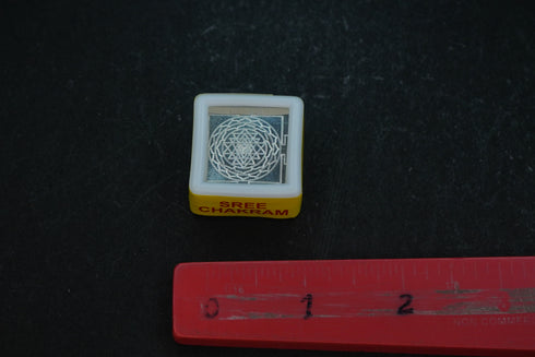 Pure Silver Sree Chakram 7.45G Yantram By Mahita Collections