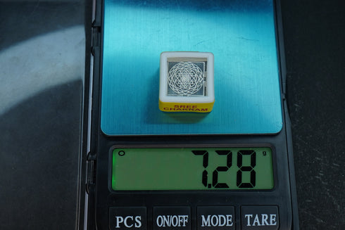 Pure Silver Sree Chakram 7.45G Yantram By Mahita Collections