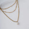 Palmonas Dainty Layered Gold Necklace