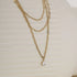 Palmonas Dainty Layered Gold Necklace