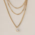Palmonas Dainty Layered Gold Necklace