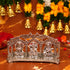 Servdharm Lakshmi Ganesh Saraswati Silver Plated Idol 5.5 Inch