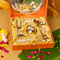 Servdharm Silver Plated Rudraksha Pooja Thali Set with Premium Gift Box