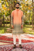 Kzari Elegant Pumpkin Shaded Kurta