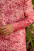 Kzari Vibrant Deep Pink Batik Kurta