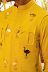 Kzari Radiant Golden Rod Bandi Kurta Set